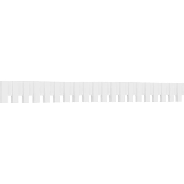 Ekena Millwork Sanford Architectural Grade PVC Dentil Block Trim, 7"H x 1"P x 93 3/8"L DENP07SAN02 - main
